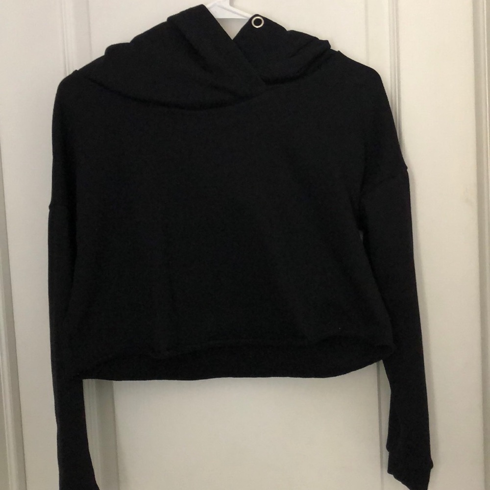 Cropped sweater.